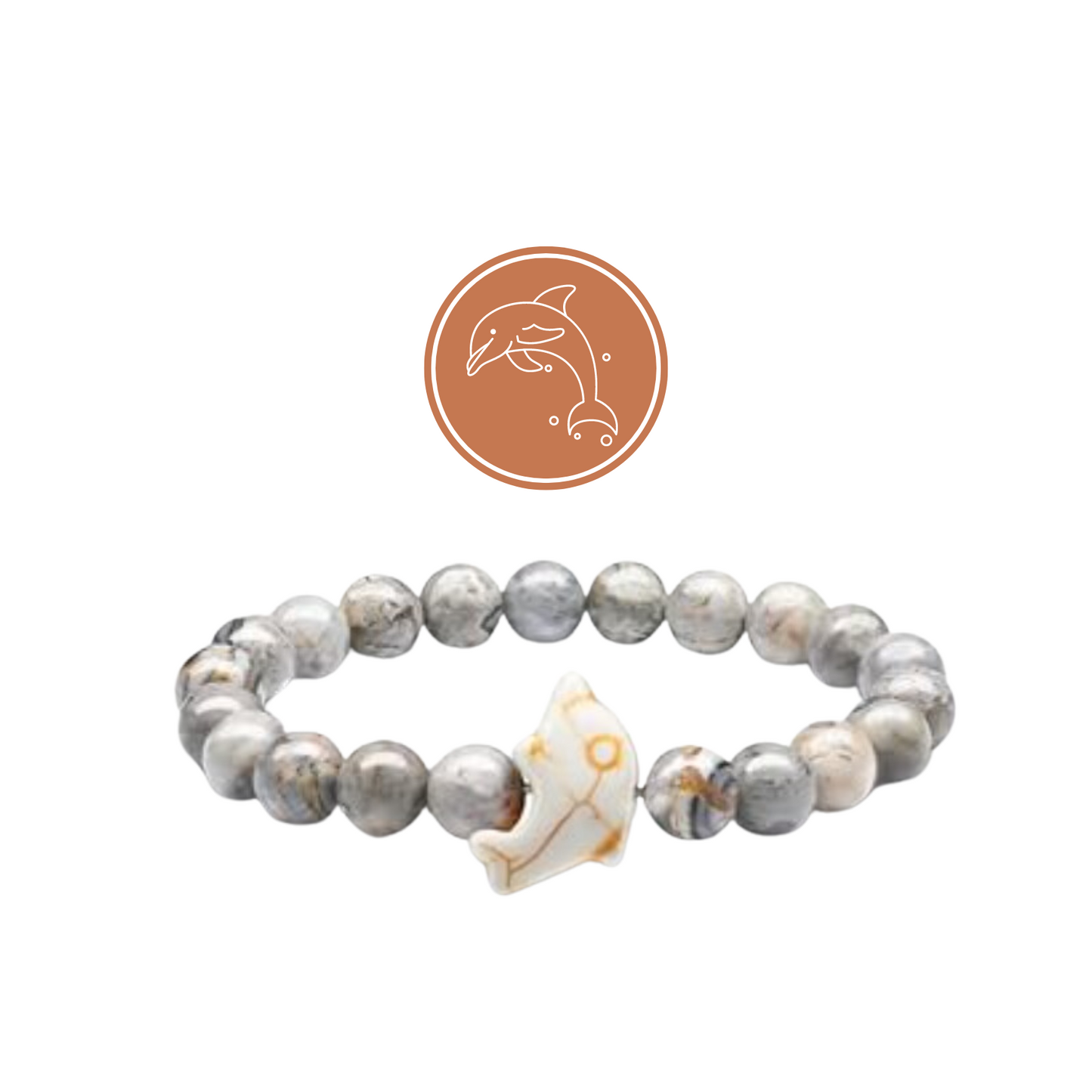 Gray Dolphin Bracelet