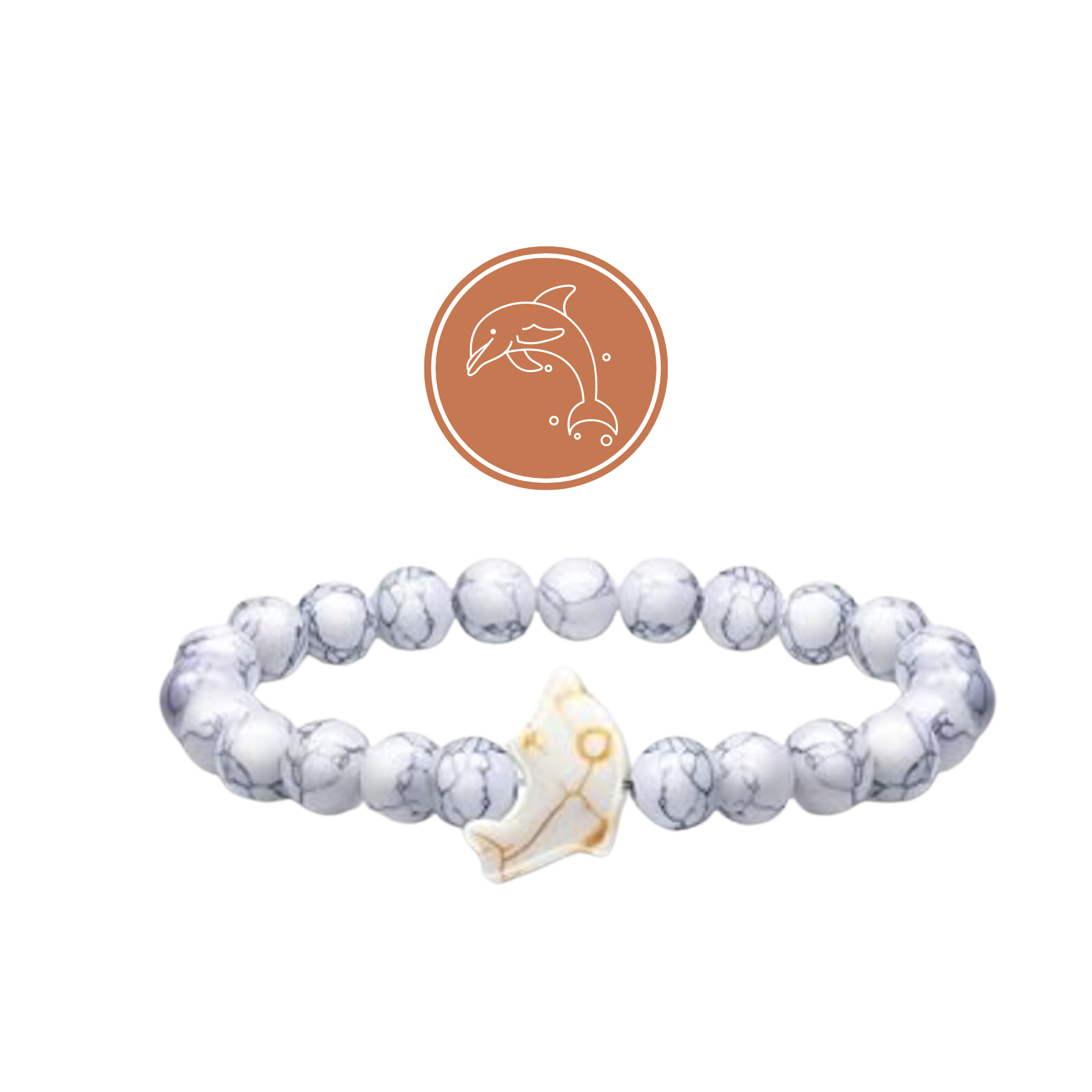 White Dolphin Bracelet