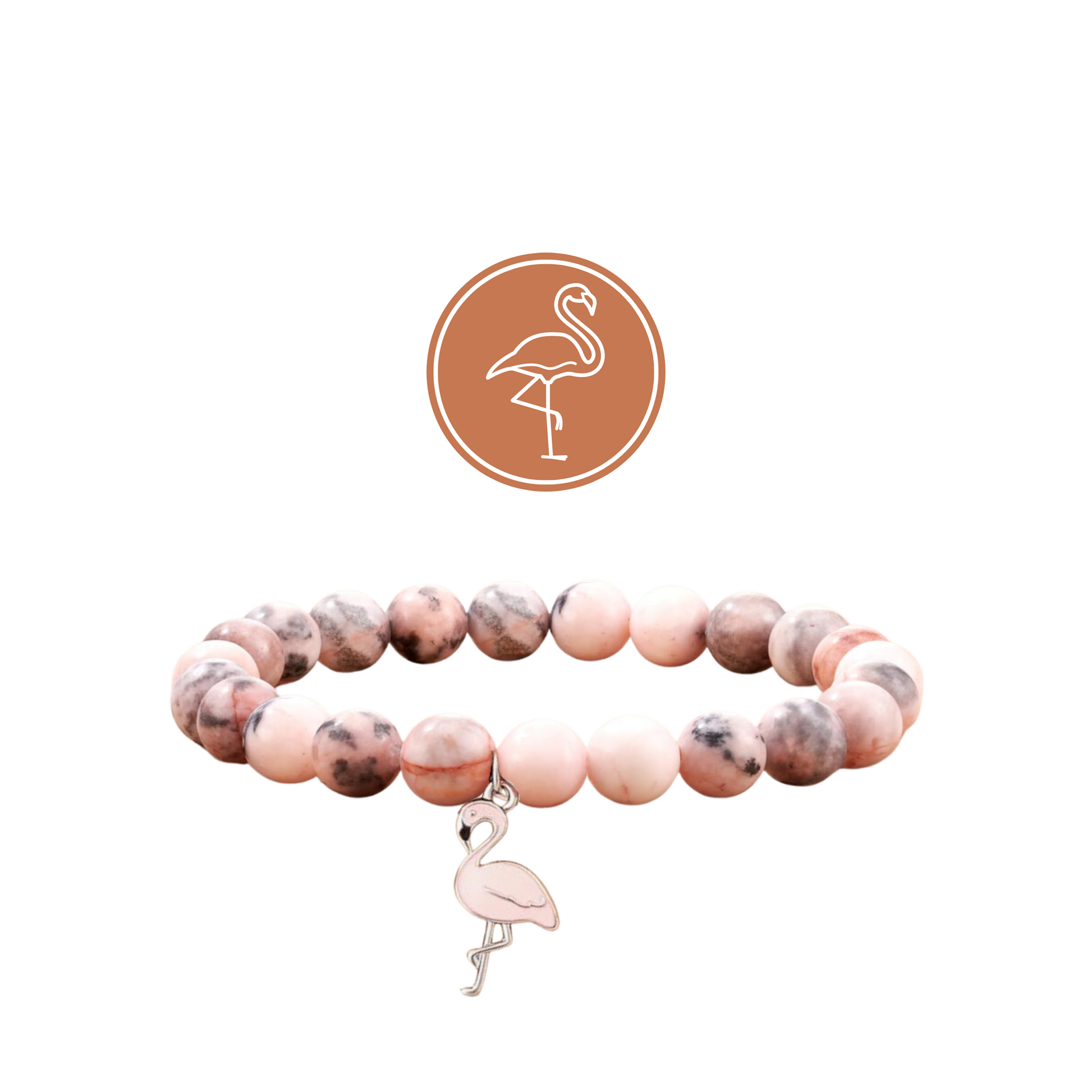 Adorable Flamingo Bracelet Stylish Charm Wildlife Support